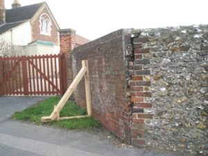 Leaning walls are a symptom of foundation damage. Contact Ground Up Foundation repair in Nashville, TN.