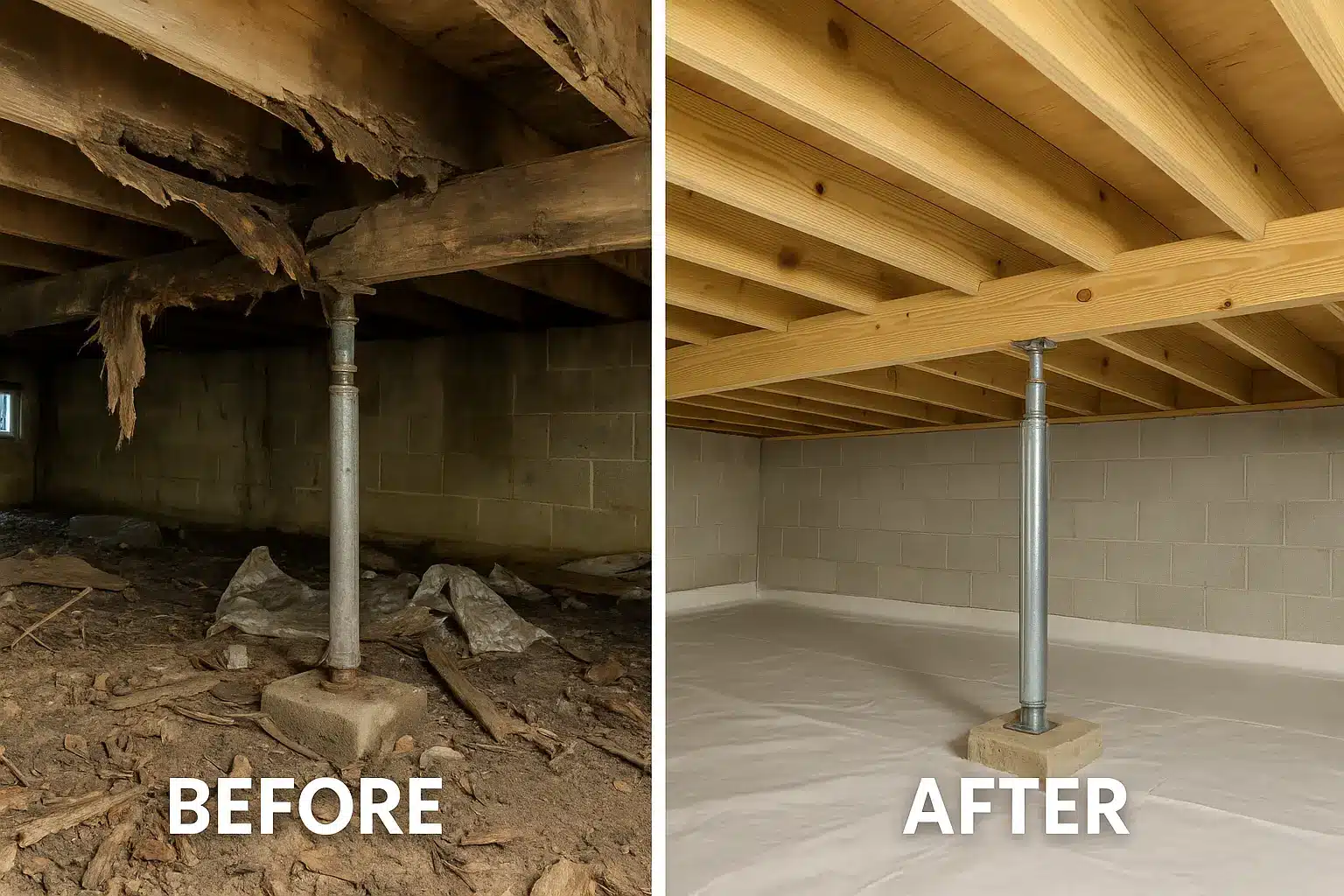 Problem Signs - Crawl Space Repair